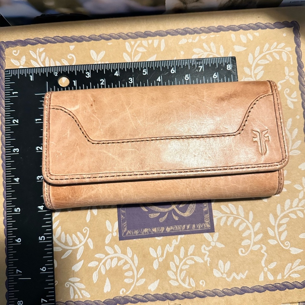 Frye Light Brown Leather Women's Wallet